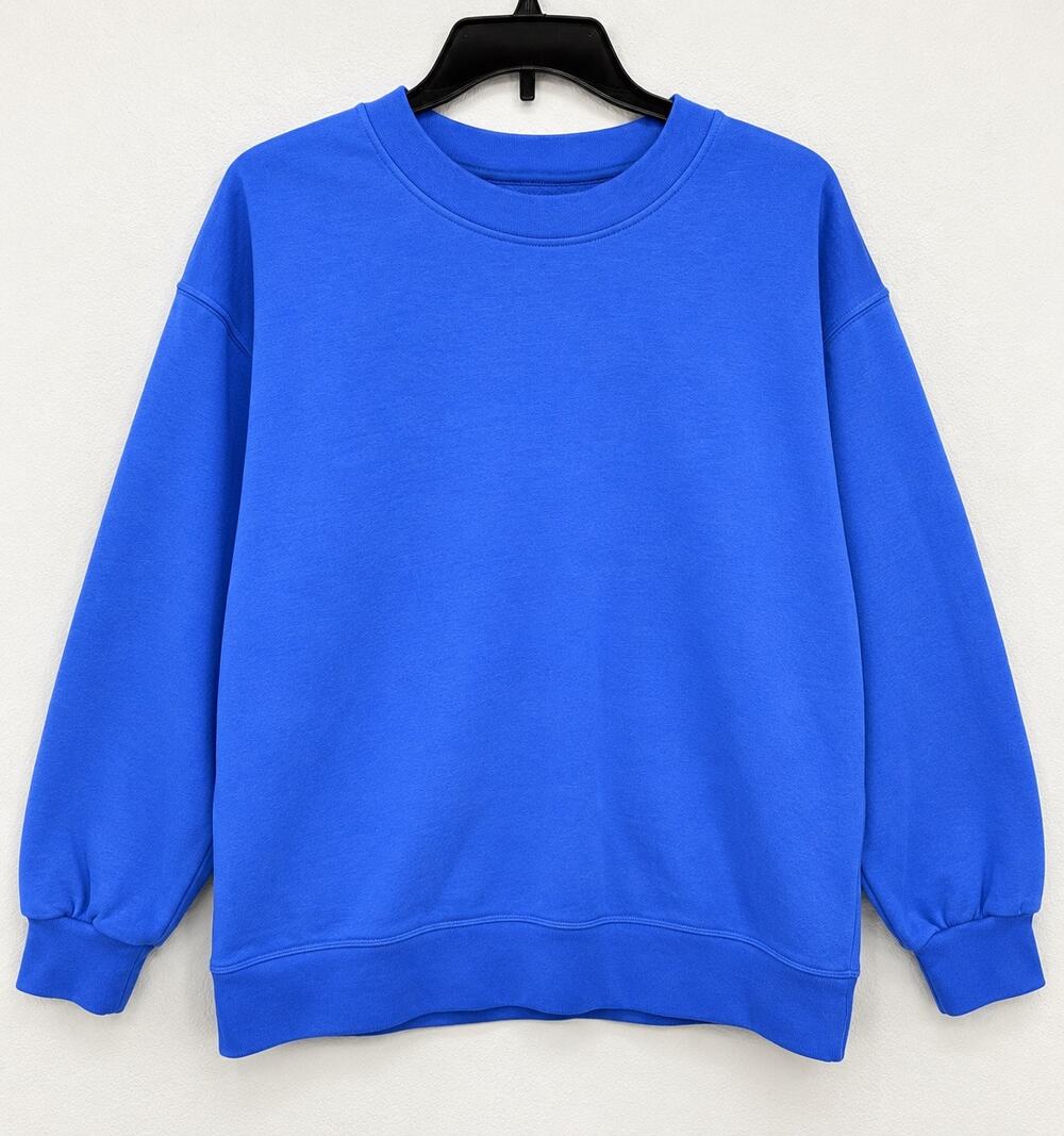 Lululemon Blue Oversized Crewneck Sweatshirt Pullover Size Medium